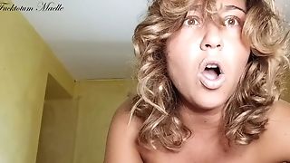 Real Cheating Orgasm For Maelle Railing On His Dick At Valentine's Day! Bitch!
