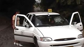 Dark-hued Damsel Public Fucked By Cab Driver